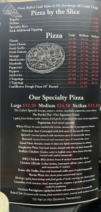 Gabz Menu Gaby's Pizza » Our Menu