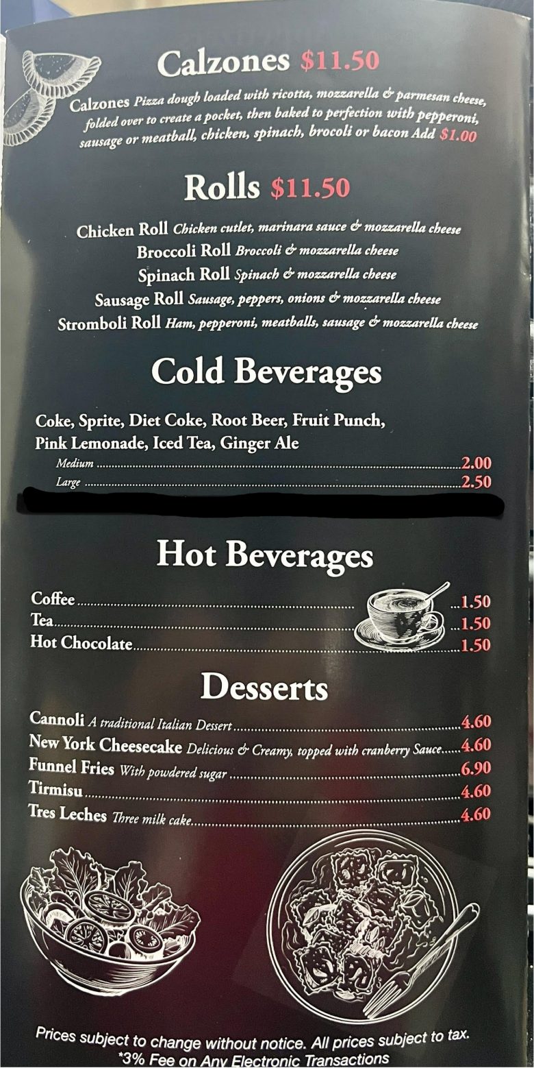 Gabz Menu Gaby's Pizza » Our Menu